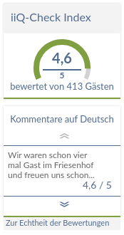 Gästebewertung von iiQ-Check, externer Link