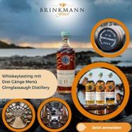 Whiskytasting mit Drei Gänge Menü